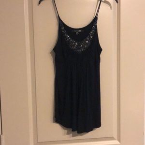 Beaded detail tank top